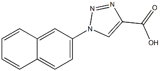 1-(naphthalen-2-yl)-1H-1,2,3-triazole-4-carboxylic acid|