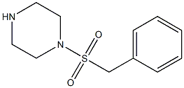 1-(phenylmethane)sulfonylpiperazine Structure