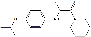 1-(piperidin-1-yl)-2-{[4-(propan-2-yloxy)phenyl]amino}propan-1-one