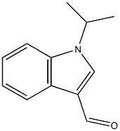 1-(propan-2-yl)-1H-indole-3-carbaldehyde 化学構造式