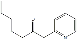 1-(pyridin-2-yl)heptan-2-one Structure