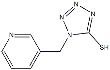 1-(pyridin-3-ylmethyl)-1H-1,2,3,4-tetrazole-5-thiol 结构式