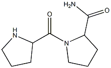 1-(pyrrolidin-2-ylcarbonyl)pyrrolidine-2-carboxamide Structure