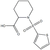 1-(thien-2-ylsulfonyl)piperidine-2-carboxylic acid Structure