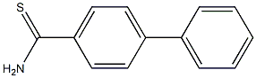 1,1'-biphenyl-4-carbothioamide,,结构式