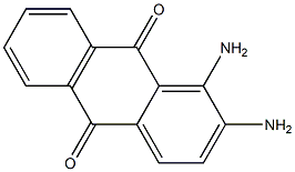 1,2-diamino-9,10-dihydroanthracene-9,10-dione 结构式