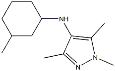 1,3,5-trimethyl-N-(3-methylcyclohexyl)-1H-pyrazol-4-amine