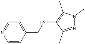 1,3,5-trimethyl-N-(pyridin-4-ylmethyl)-1H-pyrazol-4-amine