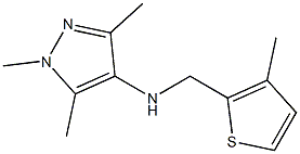 1,3,5-trimethyl-N-[(3-methylthiophen-2-yl)methyl]-1H-pyrazol-4-amine