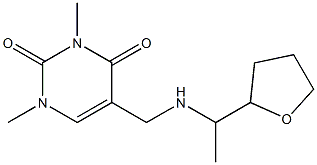 1,3-dimethyl-5-({[1-(oxolan-2-yl)ethyl]amino}methyl)-1,2,3,4-tetrahydropyrimidine-2,4-dione