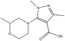  1,3-dimethyl-5-(2-methylmorpholin-4-yl)-1H-pyrazole-4-carboxylic acid