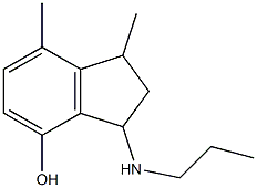 1,7-dimethyl-3-(propylamino)indan-4-ol|