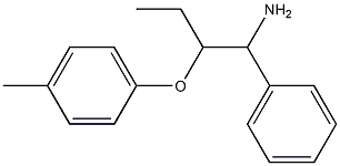 1-[(1-amino-1-phenylbutan-2-yl)oxy]-4-methylbenzene Structure