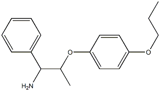 1-[(1-amino-1-phenylpropan-2-yl)oxy]-4-propoxybenzene Structure