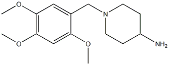 1-[(2,4,5-trimethoxyphenyl)methyl]piperidin-4-amine