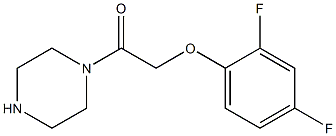 1-[(2,4-difluorophenoxy)acetyl]piperazine