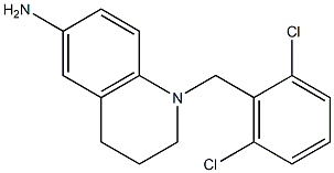 1-[(2,6-dichlorophenyl)methyl]-1,2,3,4-tetrahydroquinolin-6-amine Structure