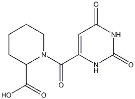 1-[(2,6-dioxo-1,2,3,6-tetrahydropyrimidin-4-yl)carbonyl]piperidine-2-carboxylic acid