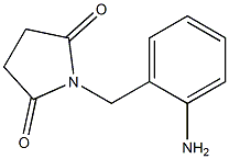 1-[(2-aminophenyl)methyl]pyrrolidine-2,5-dione,500896-60-6,结构式