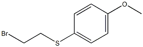 1-[(2-bromoethyl)thio]-4-methoxybenzene Structure