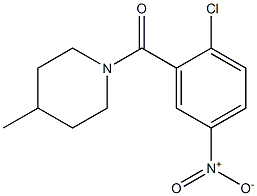 1-[(2-chloro-5-nitrophenyl)carbonyl]-4-methylpiperidine