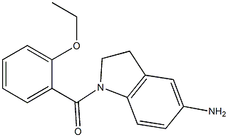 1-[(2-ethoxyphenyl)carbonyl]-2,3-dihydro-1H-indol-5-amine Structure