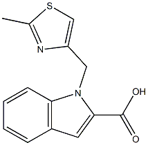 1-[(2-methyl-1,3-thiazol-4-yl)methyl]-1H-indole-2-carboxylic acid