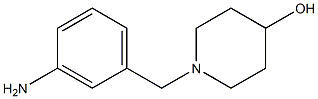 1-[(3-aminophenyl)methyl]piperidin-4-ol