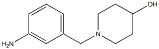 1-[(3-aminophenyl)methyl]piperidin-4-ol Structure