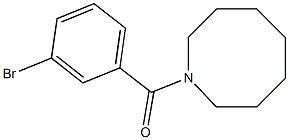 1-[(3-bromophenyl)carbonyl]azocane Structure