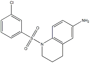 1-[(3-chlorobenzene)sulfonyl]-1,2,3,4-tetrahydroquinolin-6-amine