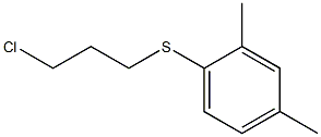 1-[(3-chloropropyl)sulfanyl]-2,4-dimethylbenzene Structure