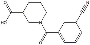 1-[(3-cyanophenyl)carbonyl]piperidine-3-carboxylic acid