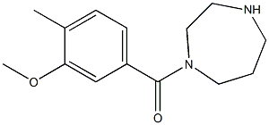 1-[(3-methoxy-4-methylphenyl)carbonyl]-1,4-diazepane 化学構造式