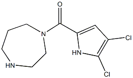 1-[(4,5-dichloro-1H-pyrrol-2-yl)carbonyl]-1,4-diazepane 化学構造式