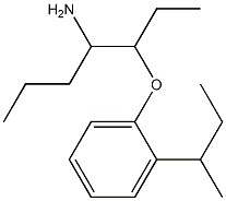 1-[(4-aminoheptan-3-yl)oxy]-2-(butan-2-yl)benzene|