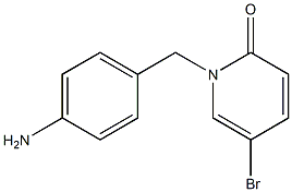 1-[(4-aminophenyl)methyl]-5-bromo-1,2-dihydropyridin-2-one