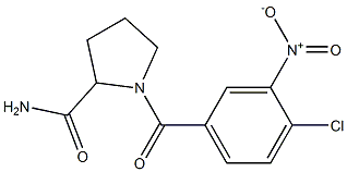 1-[(4-chloro-3-nitrophenyl)carbonyl]pyrrolidine-2-carboxamide