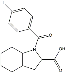  1-[(4-iodophenyl)carbonyl]-octahydro-1H-indole-2-carboxylic acid