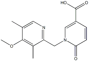 1-[(4-methoxy-3,5-dimethylpyridin-2-yl)methyl]-6-oxo-1,6-dihydropyridine-3-carboxylic acid Structure