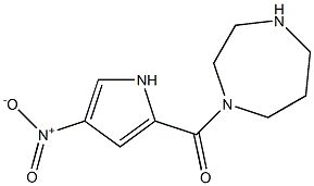 1-[(4-nitro-1H-pyrrol-2-yl)carbonyl]-1,4-diazepane 化学構造式