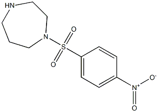 1-[(4-nitrophenyl)sulfonyl]-1,4-diazepane Structure