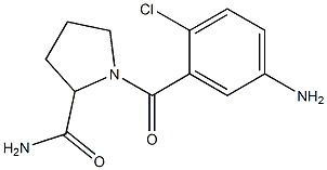 1-[(5-amino-2-chlorophenyl)carbonyl]pyrrolidine-2-carboxamide|