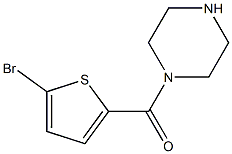 1-[(5-bromothiophen-2-yl)carbonyl]piperazine Structure