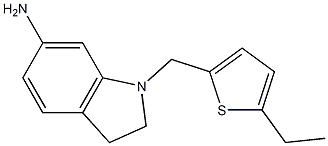 1-[(5-ethylthiophen-2-yl)methyl]-2,3-dihydro-1H-indol-6-amine