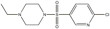 1-[(6-chloropyridine-3-)sulfonyl]-4-ethylpiperazine
