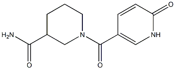 1-[(6-oxo-1,6-dihydropyridin-3-yl)carbonyl]piperidine-3-carboxamide Structure