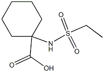 1-[(ethylsulfonyl)amino]cyclohexanecarboxylic acid Structure