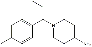 1-[1-(4-methylphenyl)propyl]piperidin-4-amine 化学構造式