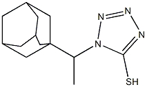 1-[1-(adamantan-1-yl)ethyl]-1H-1,2,3,4-tetrazole-5-thiol|